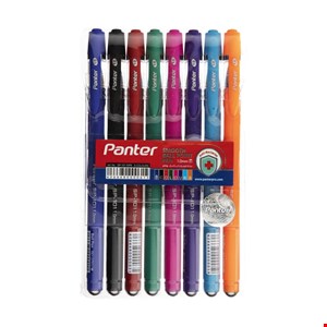 خودکار رنگی پنتر کد SP-101 بسته 8 عددی