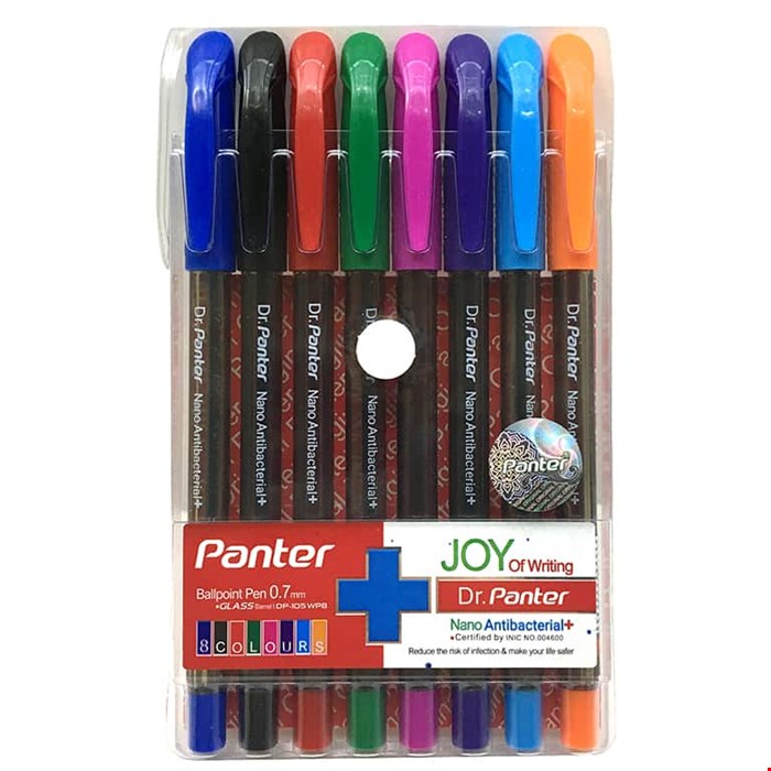 خودکار رنگی پنتر کد DP-105 بسته 8 عددی