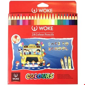 مداد رنگی 24 رنگ وک