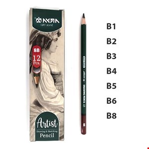 مداد طراحی آریا بسته 12 عددی