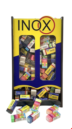 استند چوبی پاک کن کوچک اینوکس (165pcs)